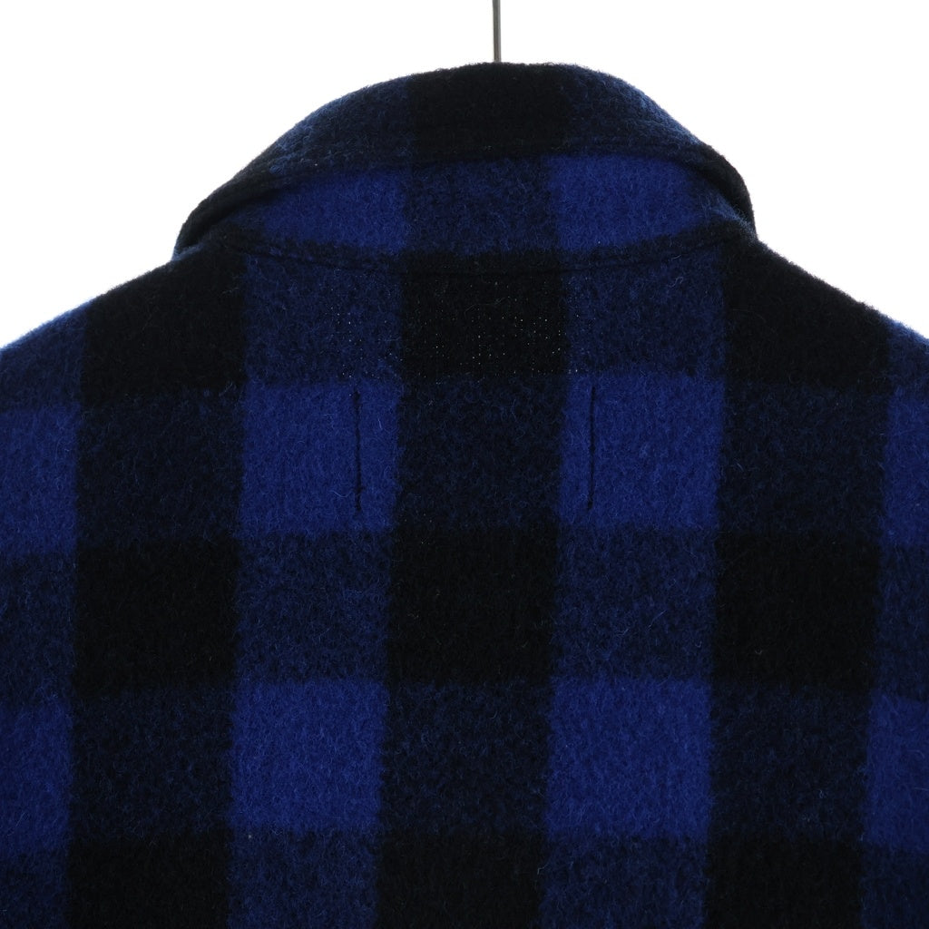 SUBCULTURE(サブカルチャー) 25AW BUFFALO CHECK JACKET バッファロー チェック シャツジャケット ブルー/ブラック SCJK-A2501