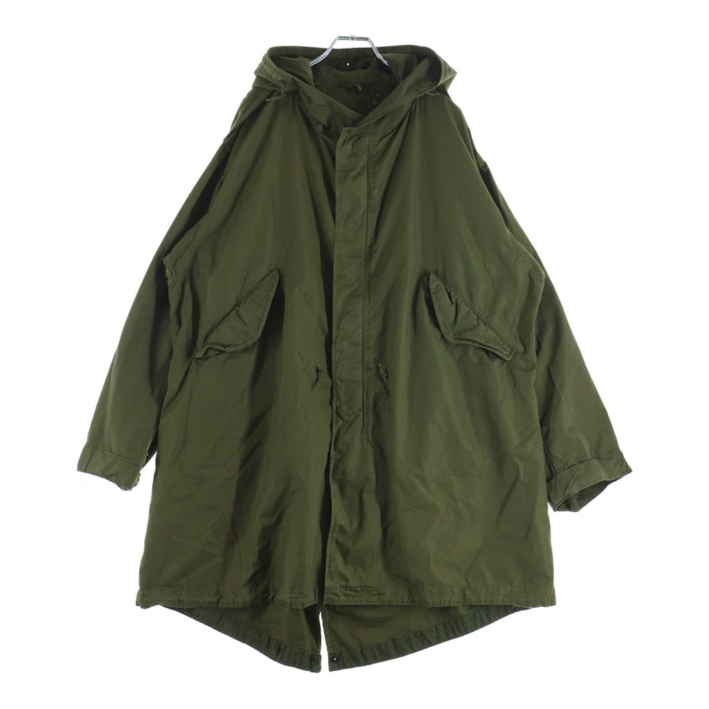 VINTAGE(ヴィンテージ) 50S US ARMY M-51 前期 コンマージップ フィッシュテール フーデッド モッズコート ミリタリー シェルジャケット パーカー カーキ