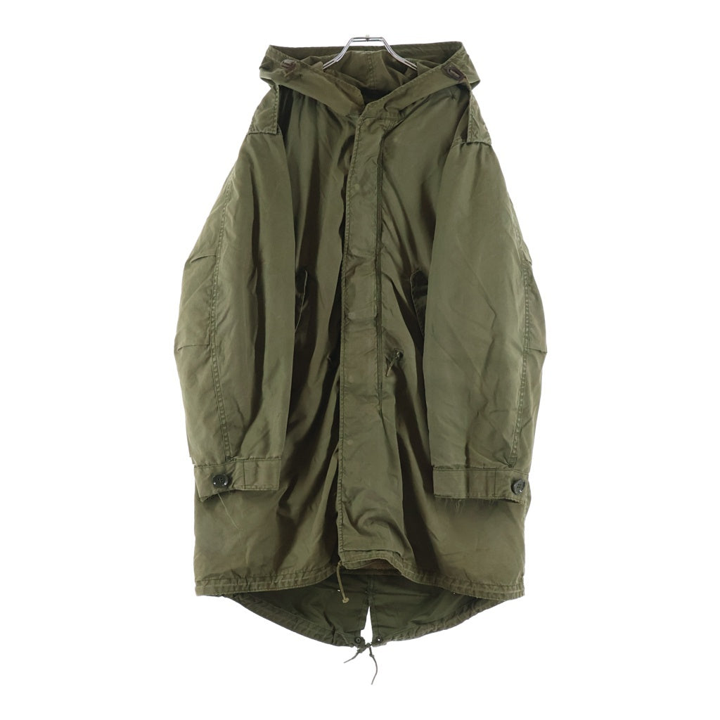 VINTAGE(ヴィンテージ) 60S VINTAGE US ARMY M-51 後期 パイルライナー付き フィッシュテール フーデッド モッズコート ヴィンテージ ミリタリー シェルジャケット パーカー カーキ