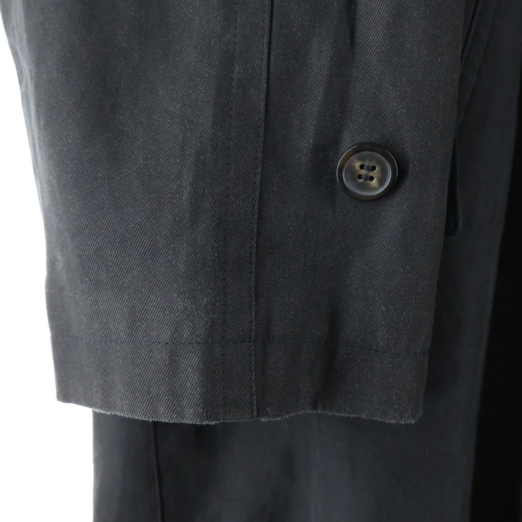 LAUREN RALPH LAUREN(ローレンラルフローレン) 90S VINTAGE 2Way ウールステンカラーコート ライナー付き ジャケット ヴィンテージ ブラック