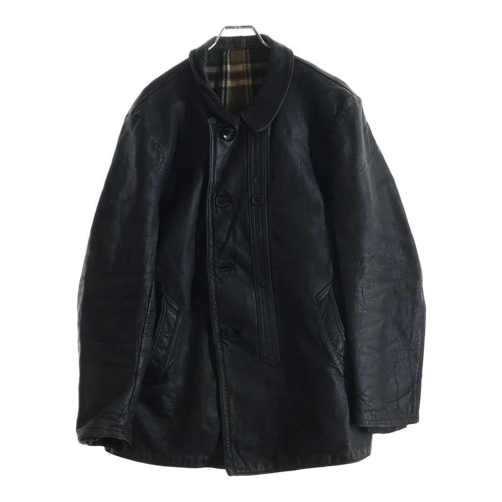 VINTAGE(ヴィンテージ) 60S-70S VINTAGE GVF Le Corbusier Jacket フレンチ ヴィンテージ コルビジェ レザージャケット ブラック