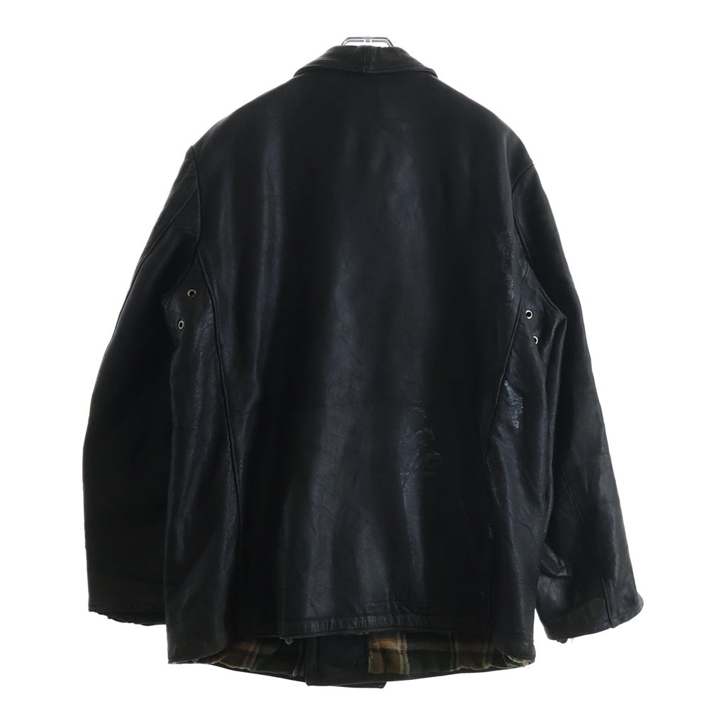 VINTAGE(ヴィンテージ) 60S-70S VINTAGE GVF Le Corbusier Jacket フレンチ ヴィンテージ コルビジェ レザージャケット ブラック