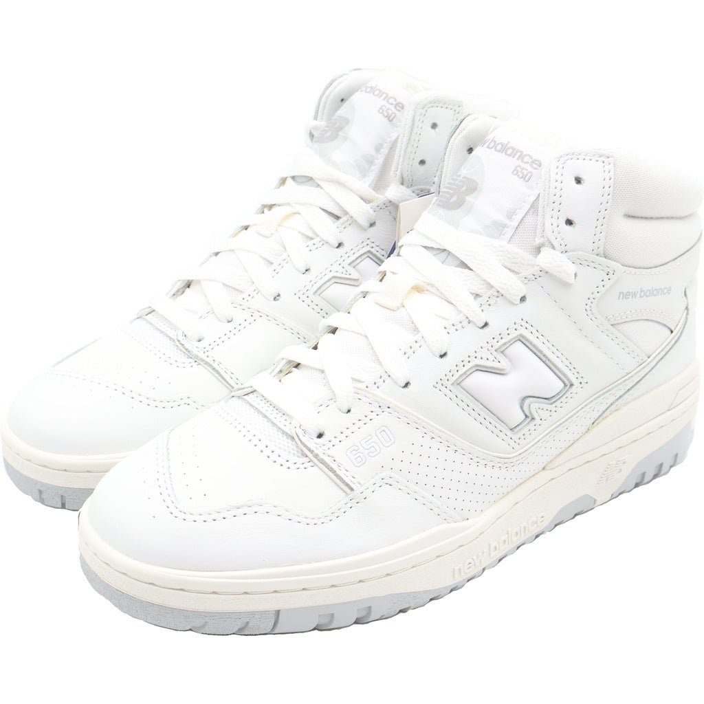 New Balance(ニューバランス) BB650RWW ハイカットスニーカー ホワイト US9/27cm