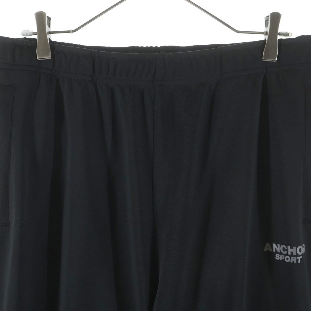 Mercedes Anchor Inc.(メルセデスアンカーインク) 26SS REFLECTIVE SPORT POLY TRACK PANTS リフレクティブ スポーツ ポリ トラックパンツ ブラック ANCSS26PA02