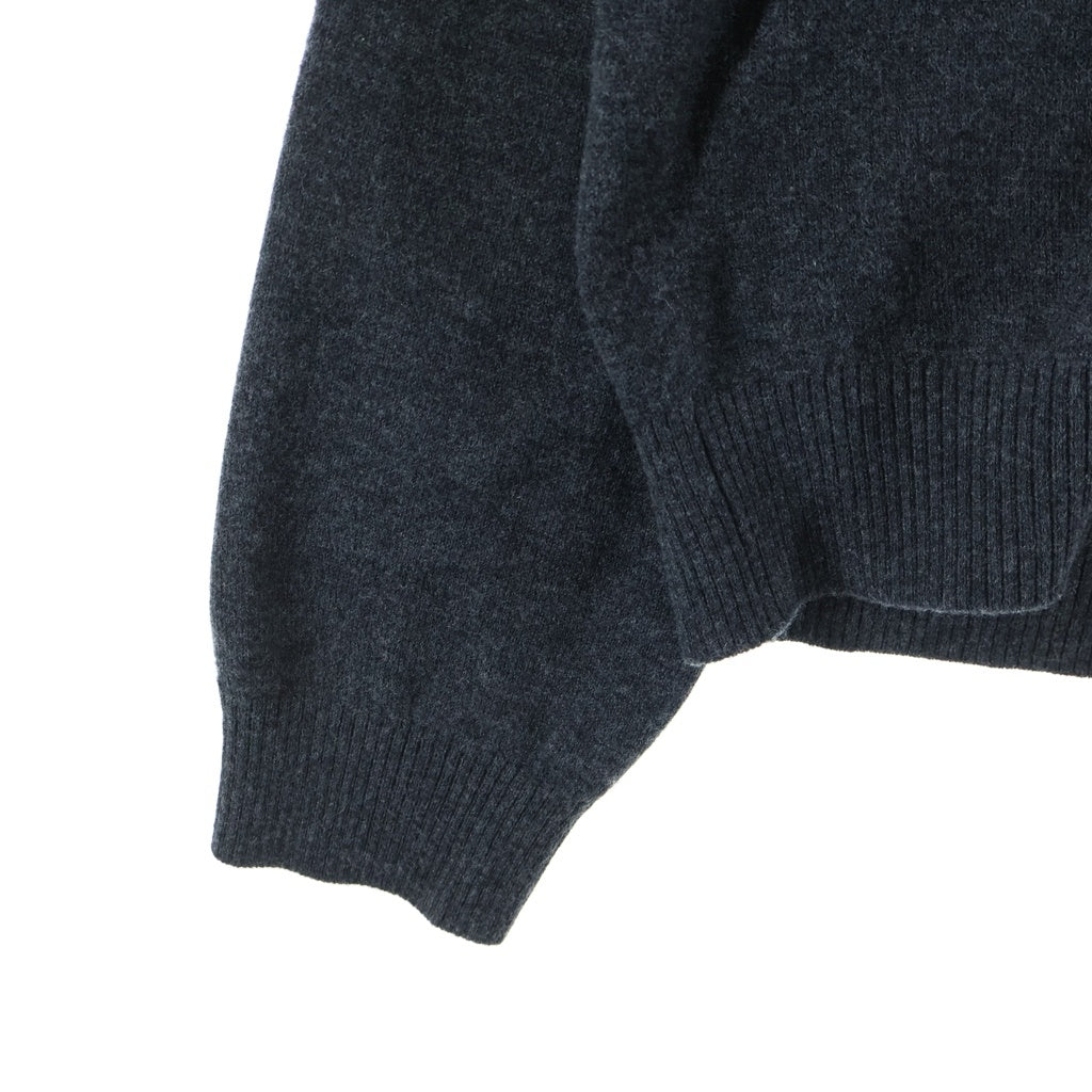 HUMAN MADE(ヒューマンメイド) 25AW HEART BADGE KNIT CARDIGAN ハート バッジ ウール ニットカーディガン グレー HM30CS046