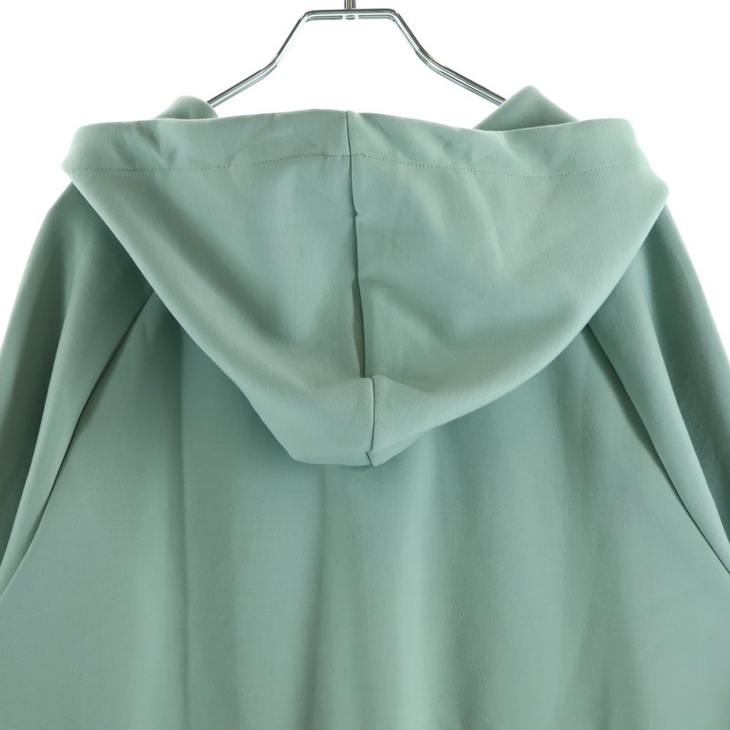 On(オン) SWEATSHIRT ON ZIPPED HOODIE 袖ロゴパッチ ジップアップスウェットパーカー フーディー グリーン 139.01081