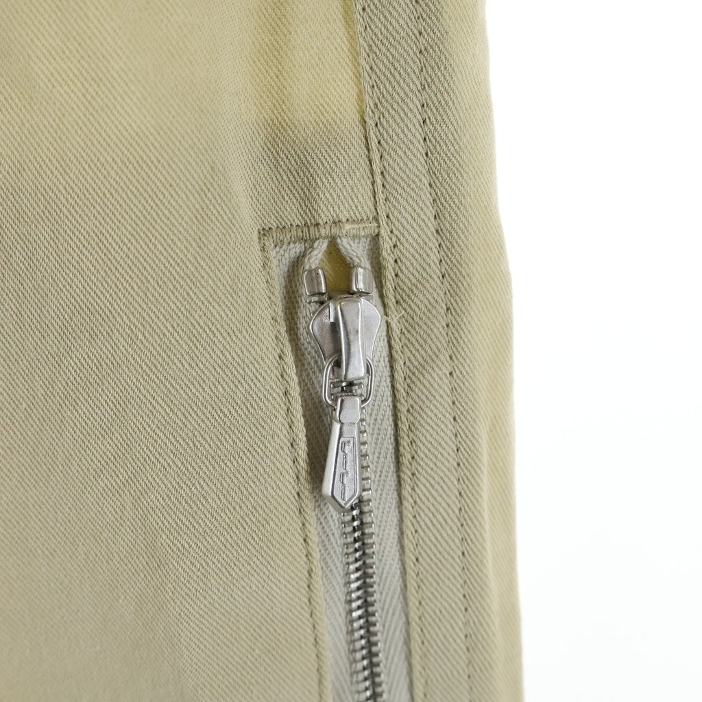 AURALEE(オーラリー) 25SS LIGHT COTTON WOOL VIYELLA CARGO PANTS ライト コットン ウール ビエラ カーゴパンツ ベージュ A25SP03KV