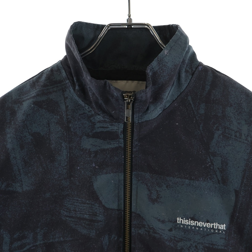 THISISNEVERTHAT(ディスイズネバーザット) WASHED INTL TEAM JACKET ウォッシュド チーム ブルゾンジャケット グレー TN260WOWLS01