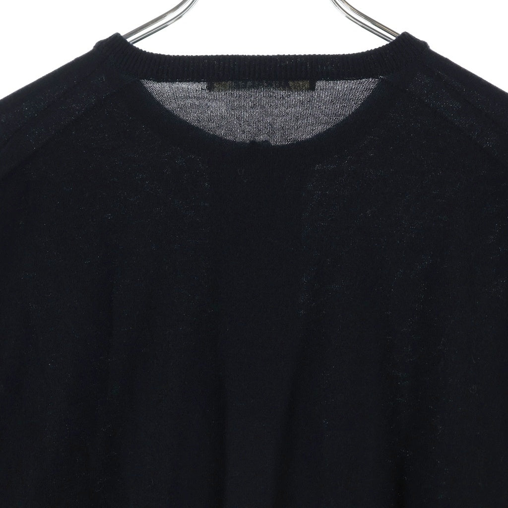 AURALEE(オーラリー) 24SS CASHMERE HARD TWIST KNITCARDIGAN カシミヤ ハード ツイスト ニットカーディガン ブラック A24SC01CT
