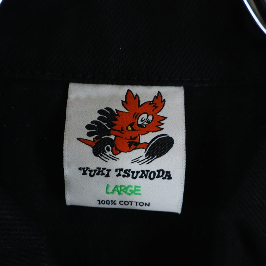 VERDY(ベルディ) ×YUKI TSUNODA MOTO JACKET ユウキ ツノダ モト コットンジャケット スウィングトップ ブラック