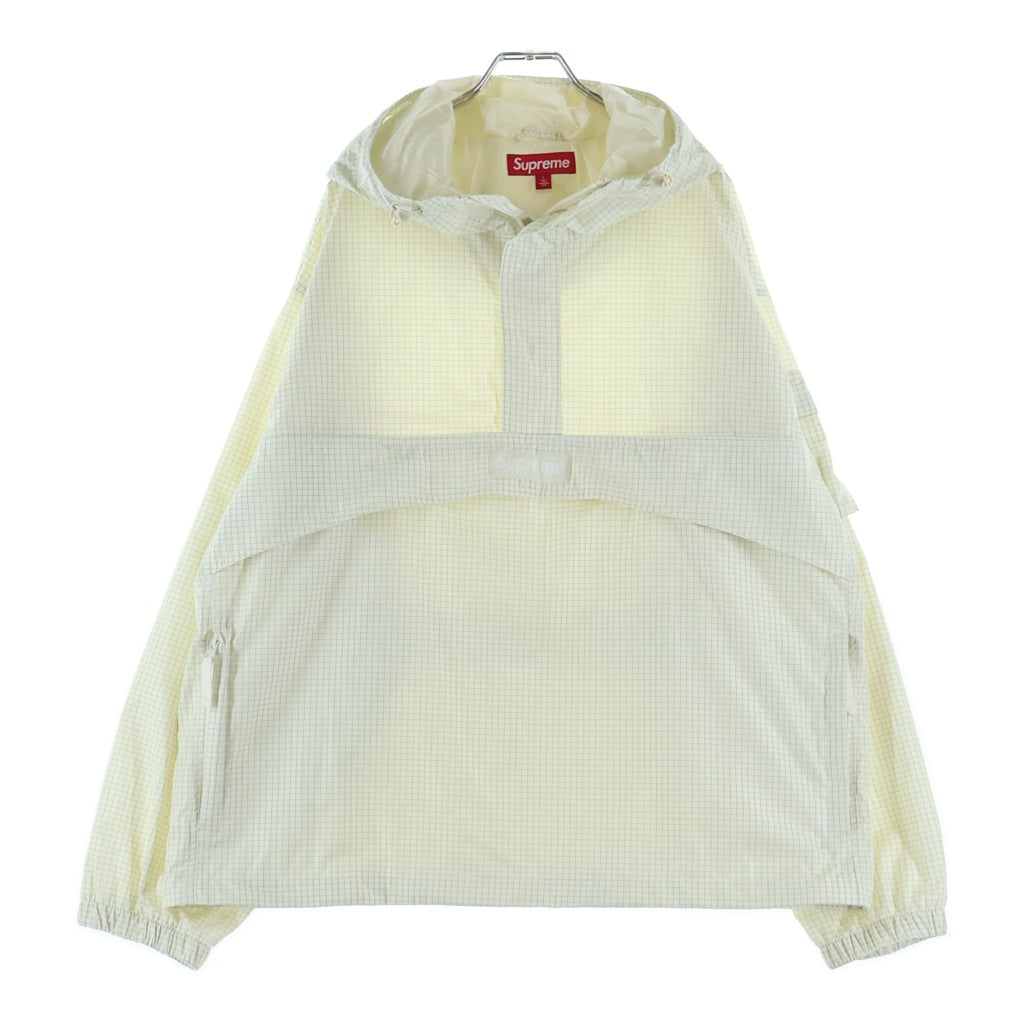 SUPREME(シュプリーム) 25SS Reflective Ripstop Anorak リフレクティブ リップストップ アノラックパーカー ホワイト