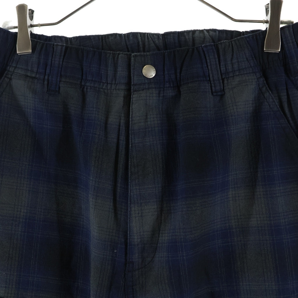 SUPREME(シュプリーム) 25SS Shadow Plaid Cargo Short シャドウ プレイド カーゴ ショーツ ハーフパンツ ネイビー/グレー