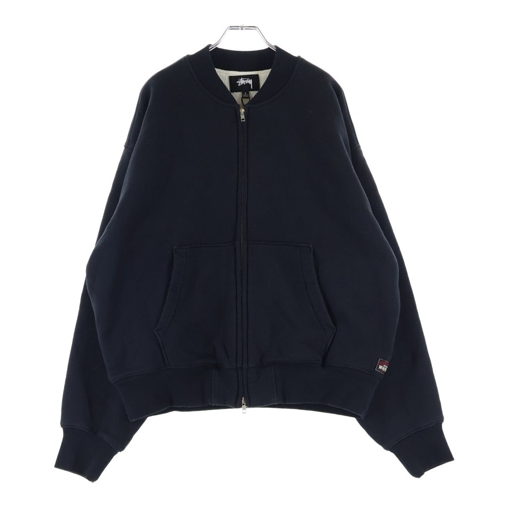 STUSSY(ステューシー) THERMAL LINED FLEECE ZIP サーマル ラインド フリース ジップアップジャケット ブラック 25F118583