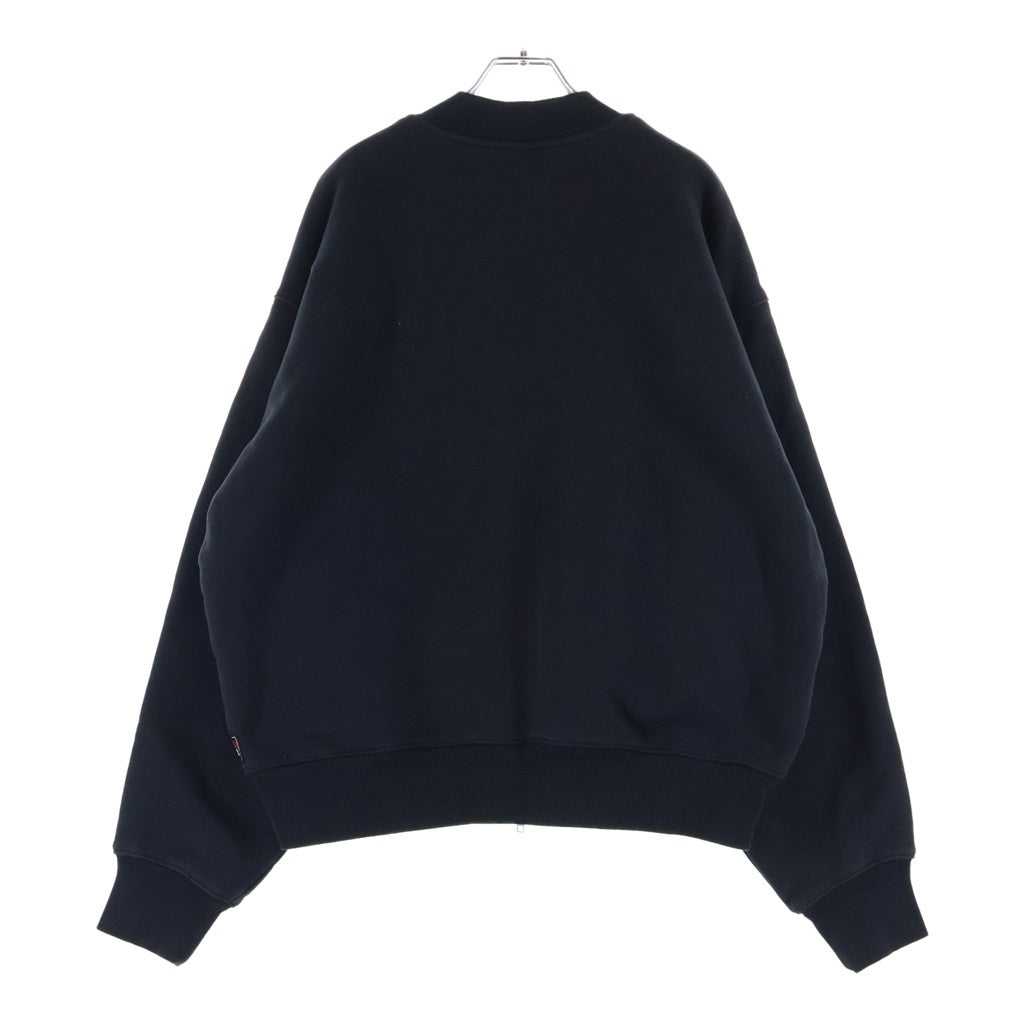 STUSSY(ステューシー) THERMAL LINED FLEECE ZIP サーマル ラインド フリース ジップアップジャケット ブラック 25F118583