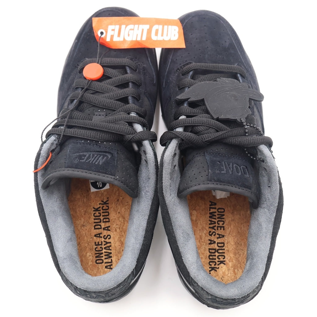 NIKE(ナイキ) ×Division Street DUNK LOW LUX ディビジョンストリート ダンク オレゴンダック ローカットスニーカー ブラック US10/28cm HV1470-001