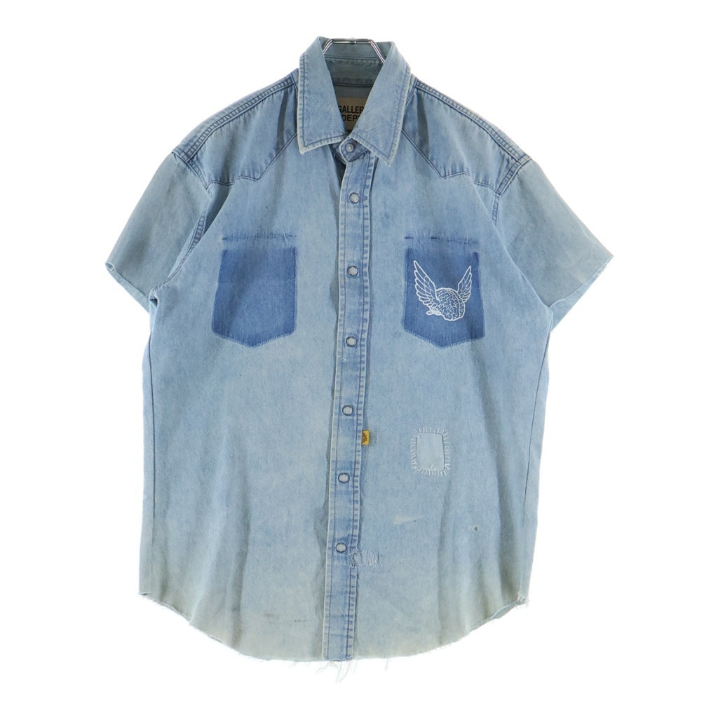 GALLERY DEPT. ギャラリーデプト JESSE DENIM SHIRT ジェシー デニム 半袖シャツ インディゴ GALLERY DEPT.(ギャラリーデプト) JESSE DENIM SHIRT ジェシー デニム