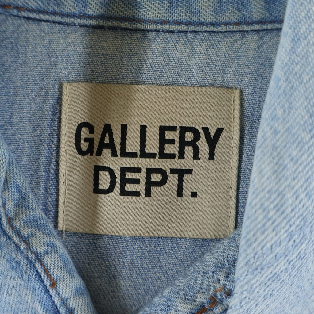 GALLERY DEPT.(ギャラリーデプト) JESSE DENIM SHIRT ジェシー デニム 半袖シャツ インディゴ