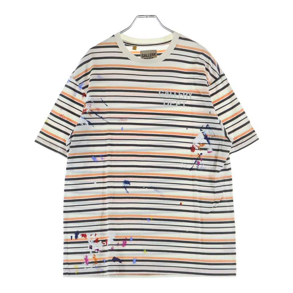 GALLERY DEPT.(ギャラリーデプト) 22AW NELSON STRIPED TEE ネルソン ストライプド クルーネック半袖Tシャツ カットソー マルチカラー NL-1099