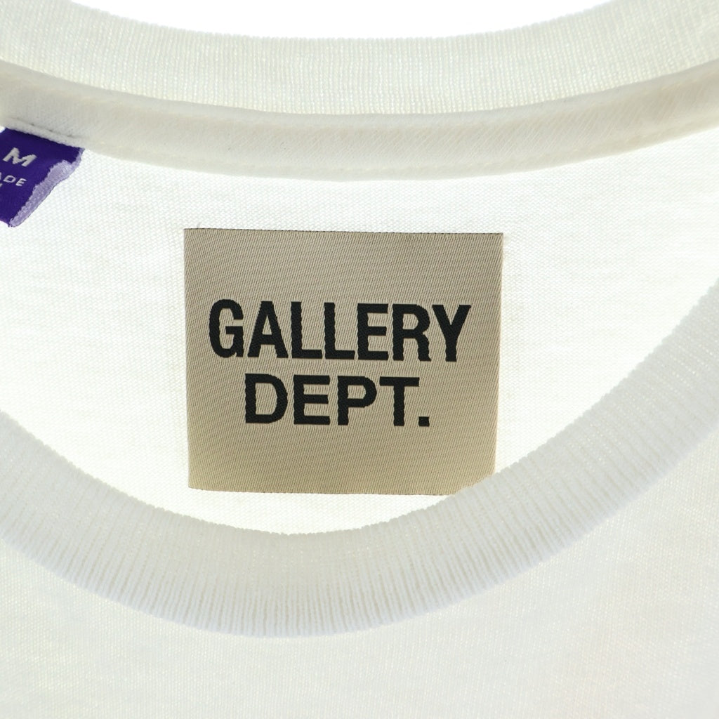 GALLERY DEPT.(ギャラリーデプト) 23AW MIAMI BOARDWALK マイアミ ボードワーク クルーネック半袖Tシャツ カットソー ホワイト BWK-1030