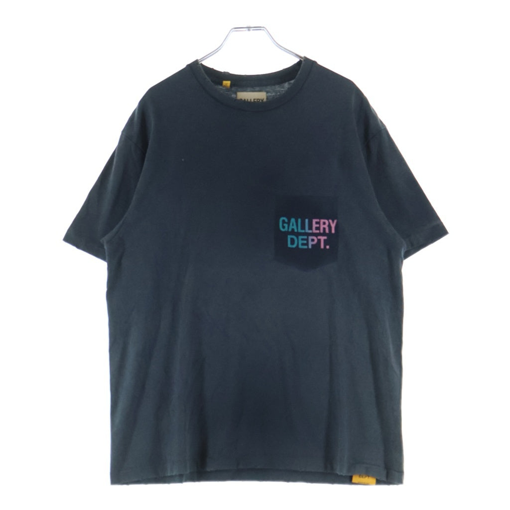 GALLERY DEPT.(ギャラリーデプト) 23AW MIAMI BOARDWALK マイアミ ボードワーク クルーネック半袖Tシャツ カットソー ブラック