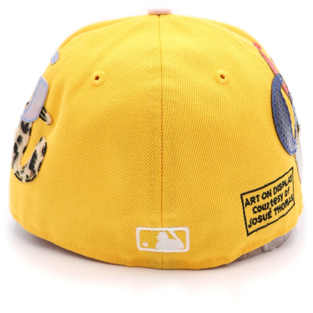 GALLERY DEPT.(ギャラリーデプト) ×NEW ERA G-PATCHES LA DODGERS CAP ニューエラ ジーパッチ ロサンゼルス ドジャース 6パネル ベースボールキャップ 帽子 イエロー