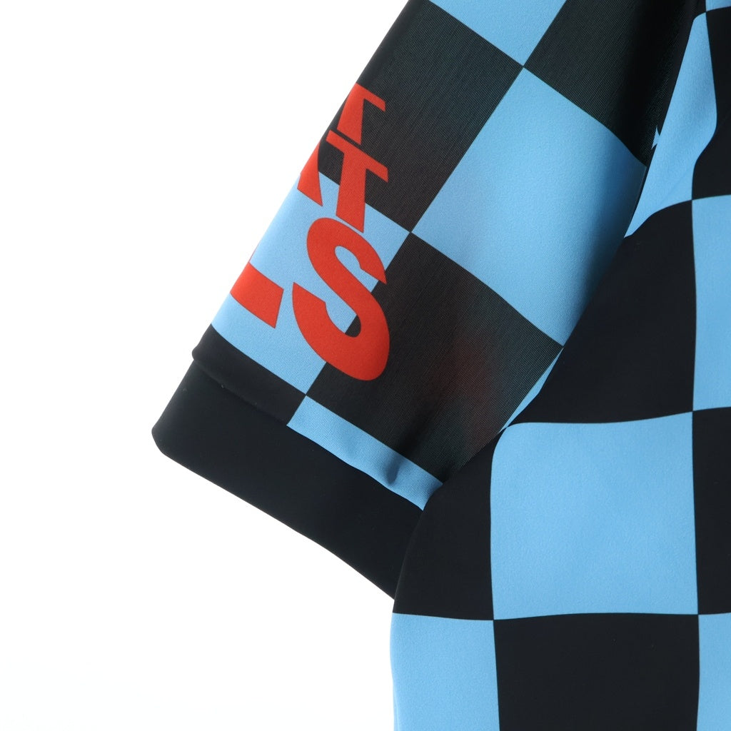GALLERY DEPT.(ギャラリーデプト) 22AW ALVARADO SOCCER JERSEY アルバラード サッカー ジャージ 半袖ゲームシャツ ブルー/ブラック AVS1352