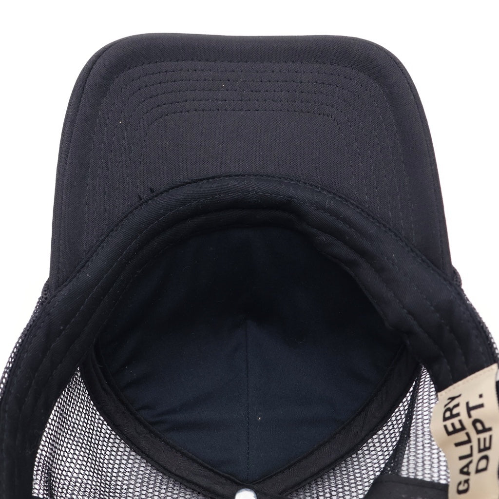 GALLERY DEPT.(ギャラリーデプト) ART THAT KILLS TRUCKER HAT アート ザット キルズ メッシュ トラッカーキャップ 帽子 ブラック