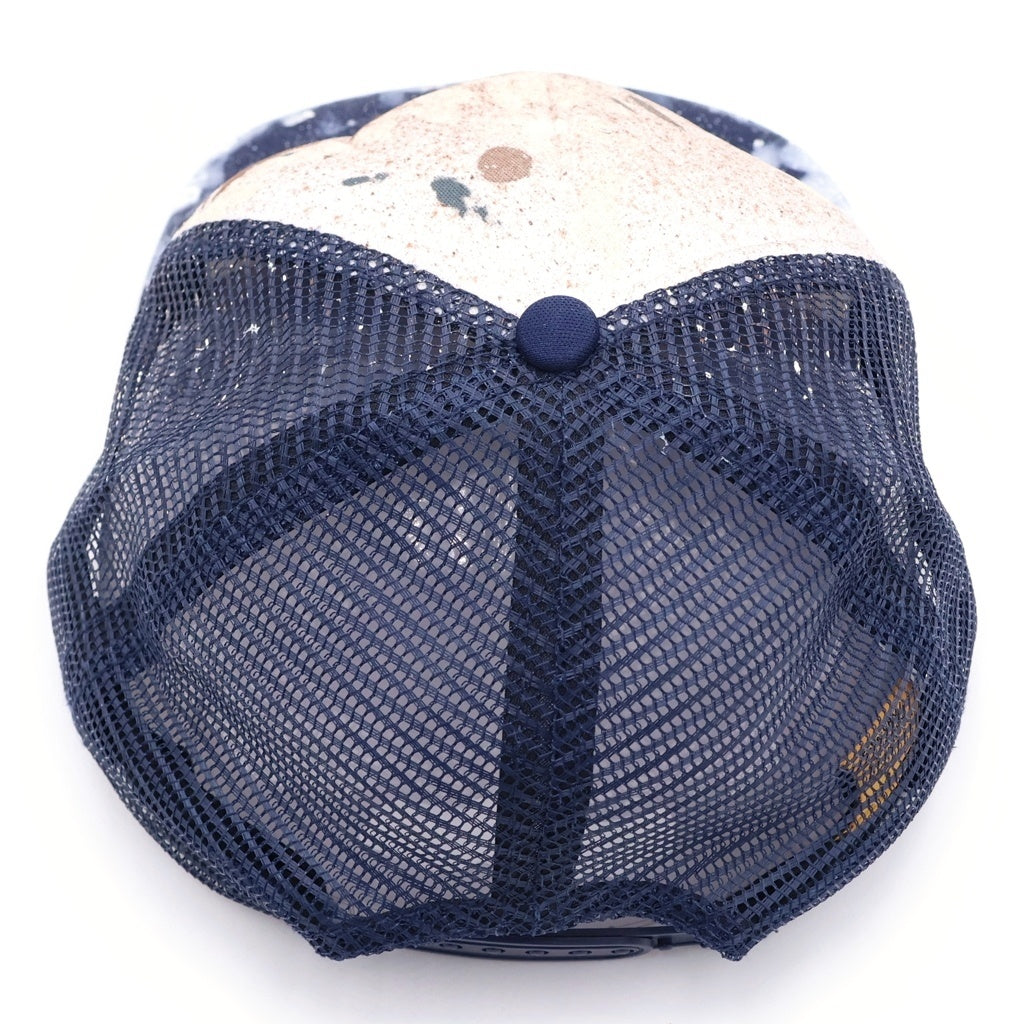 GALLERY DEPT.(ギャラリーデプト) 25AW ALEX CAP アレックス ペイント加工 メッシュ ベースボールキャップ 帽子 ネイビー AC90138