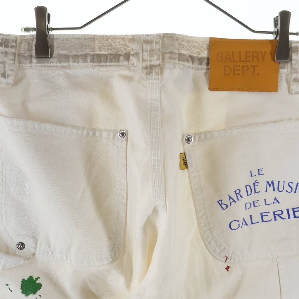 GALLERY DEPT.(ギャラリーデプト) 24SS LE BAR DE MUSIC FLARE レ バー デ ミュージック フレアパンツ ホワイト
