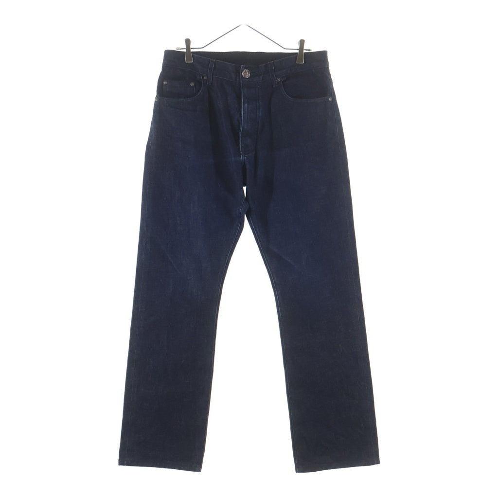 CHROME HEARTS(クロムハーツ) DNM PANTS CRS BTN INDIGO クロスボールボタン スクロールラベル ボタンフライデニムパンツ インディゴ