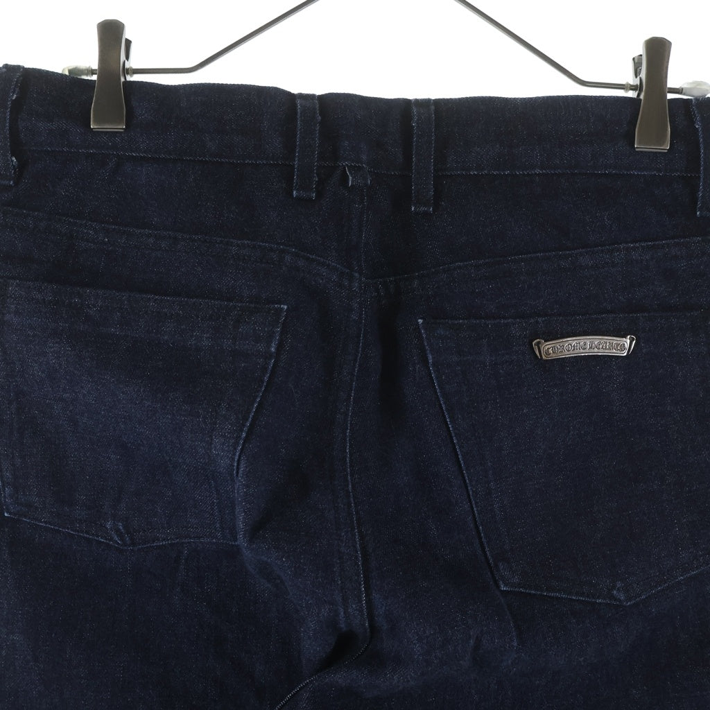 CHROME HEARTS(クロムハーツ) DNM PANTS CRS BTN INDIGO クロスボールボタン スクロールラベル ボタンフライデニムパンツ インディゴ