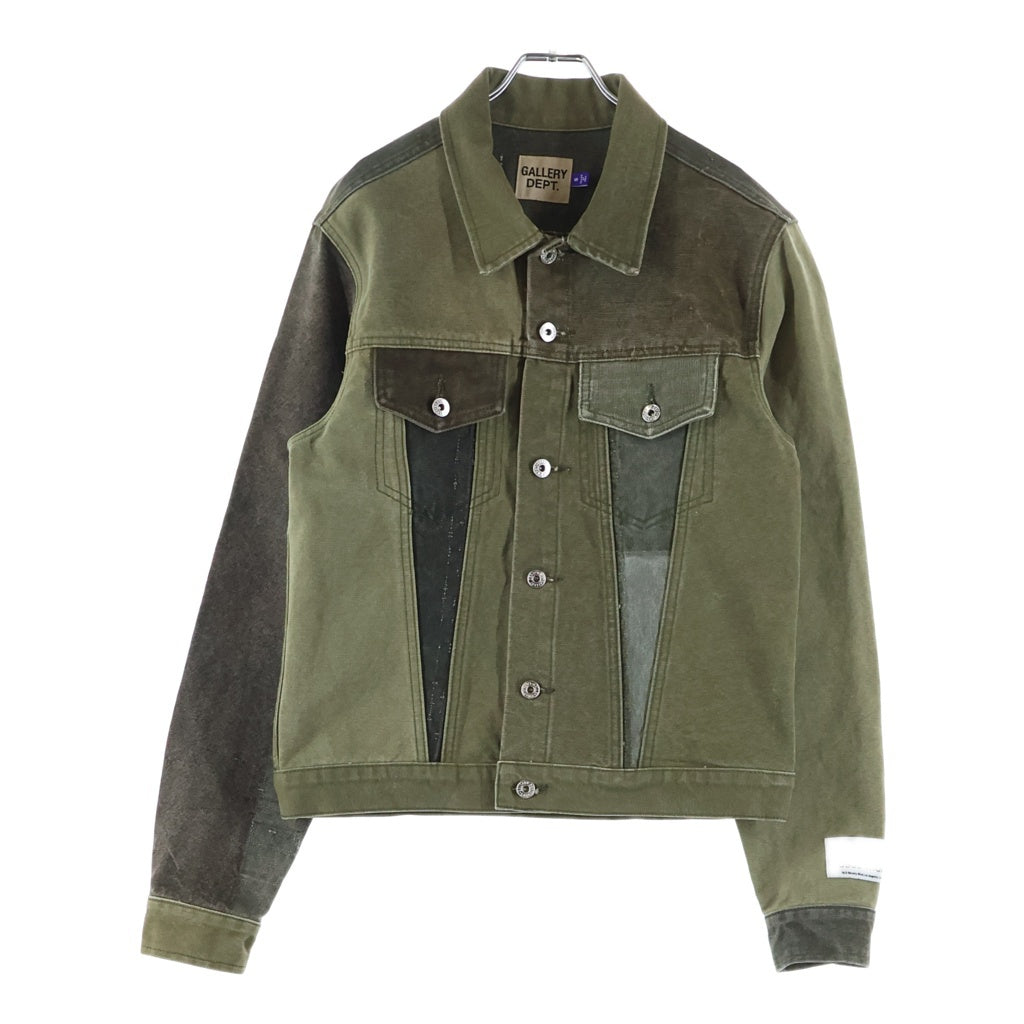 GALLERY DEPT.(ギャラリーデプト) VINTAGE ANDY DENIM JACKET ヴィンテージ アンディ デニムトラッカージャケット カーキ
