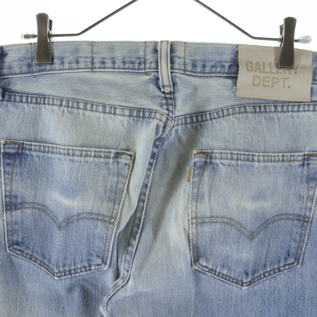 GALLERY DEPT.(ギャラリーデプト) SUN FADED LA FLARE G PATCH サン フェーデッド ラ ジーパッチ フレアデニムパンツ インディゴ
