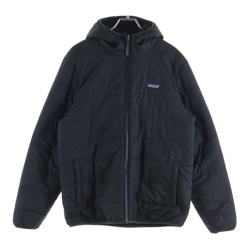 PATAGONIA(パタゴニア) 22AW BOYS REVERSIBLE READY FREDDY HOODY ボーイズ リバーシブル レディ フレディ ボア ナイロンフーデッドジャケット ブラック STY68095FA22 レディース