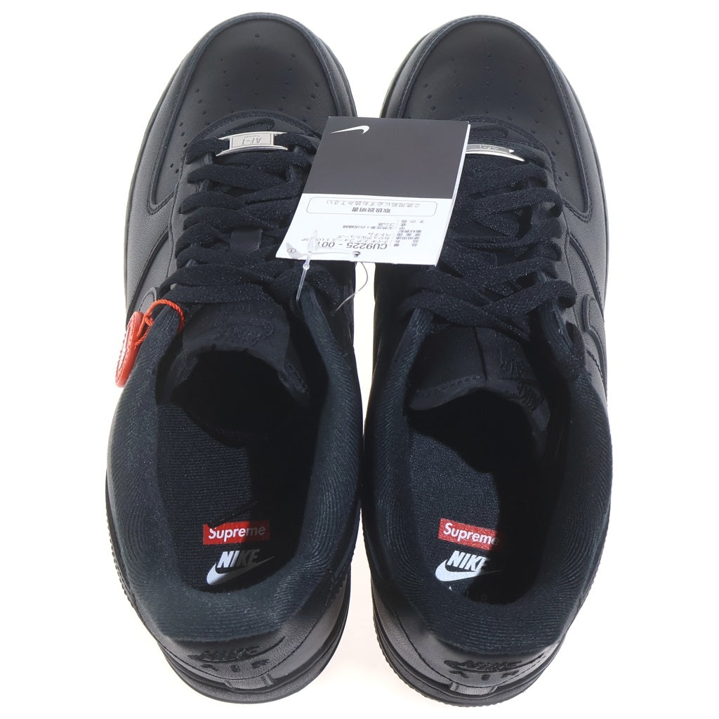 NIKE(ナイキ) ×SUPREME AIR FORCE 1 LOW シュプリーム エアフォース 1 ローカットスニーカー ブラック US10/28cm CU9225-001