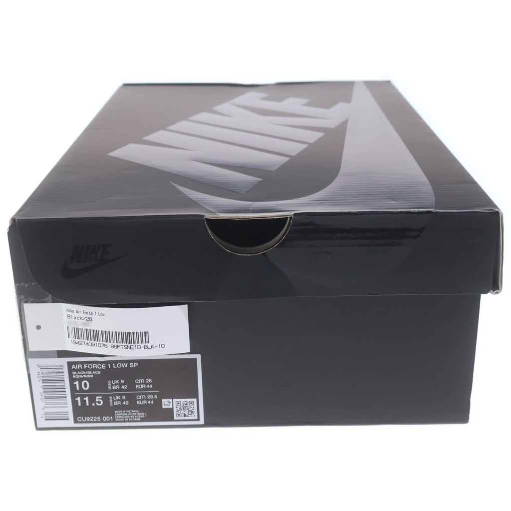 NIKE(ナイキ) ×SUPREME AIR FORCE 1 LOW シュプリーム エアフォース 1 ローカットスニーカー ブラック US10/28cm CU9225-001