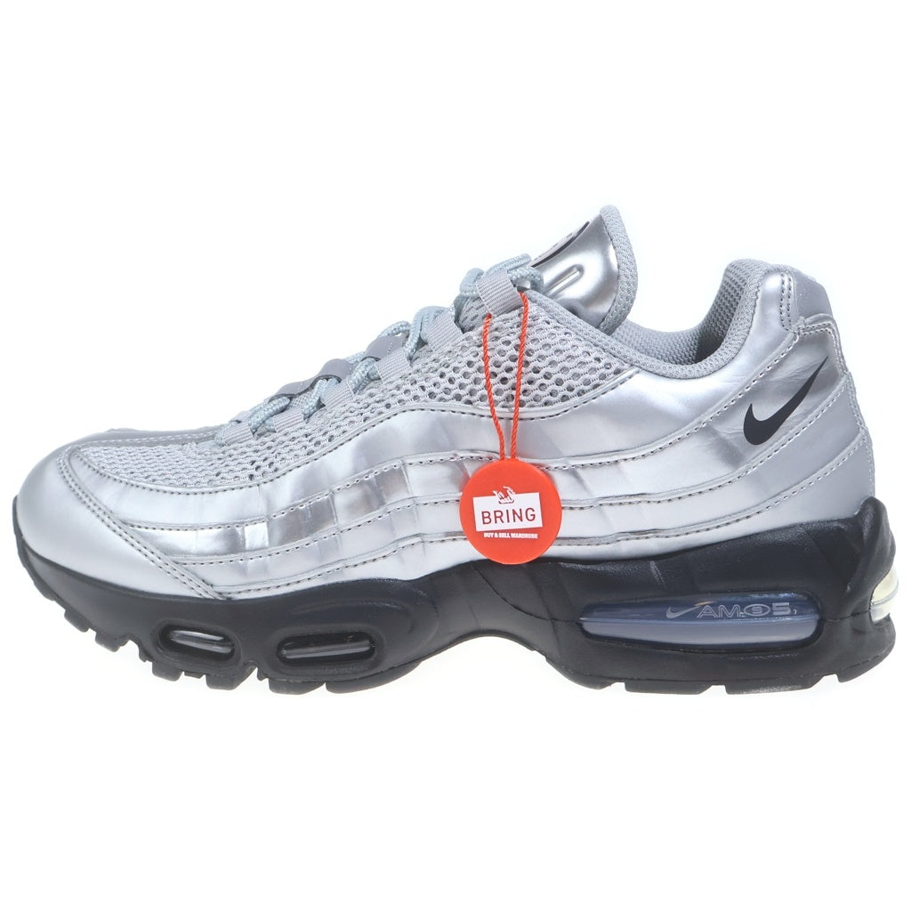 NIKE(ナイキ) AIR MAX 95 BIG BUBBLE SE METALLIC SILVER エアマックス95 ビッグバブル メタリックシルバー ローカットスニーカー US9.5/27.5cm IB6830-002