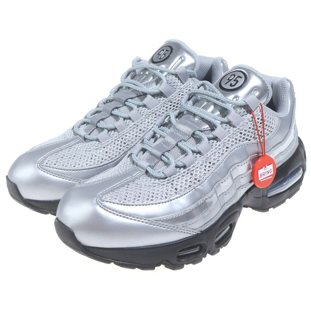 NIKE(ナイキ) AIR MAX 95 BIG BUBBLE SE METALLIC SILVER エアマックス95 ビッグバブル メタリックシルバー ローカットスニーカー US9.5/27.5cm IB6830-002