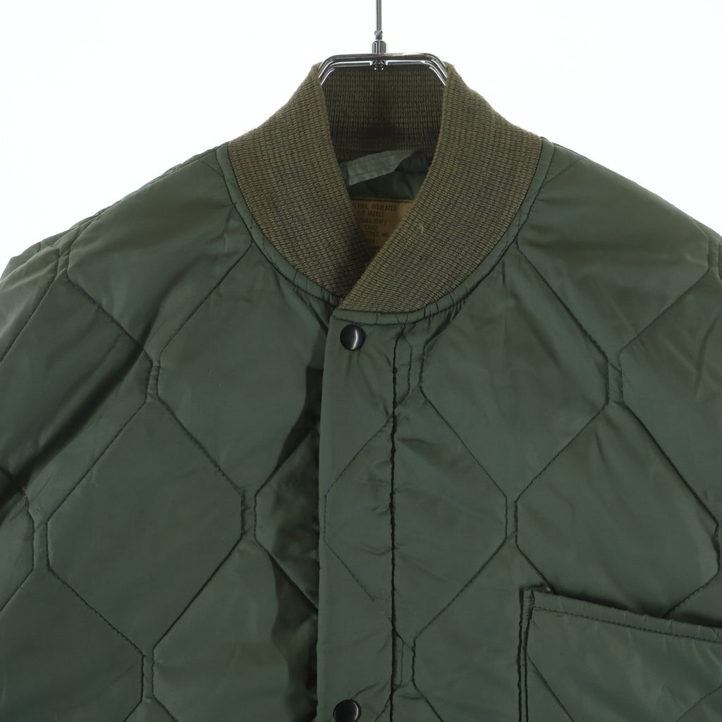 VINTAGE(ヴィンテージ) 60S MILITARY USAF CWU-9/P ミリタリー キルティング ライナー フライトジャケット カーキ MIL-U-27546A