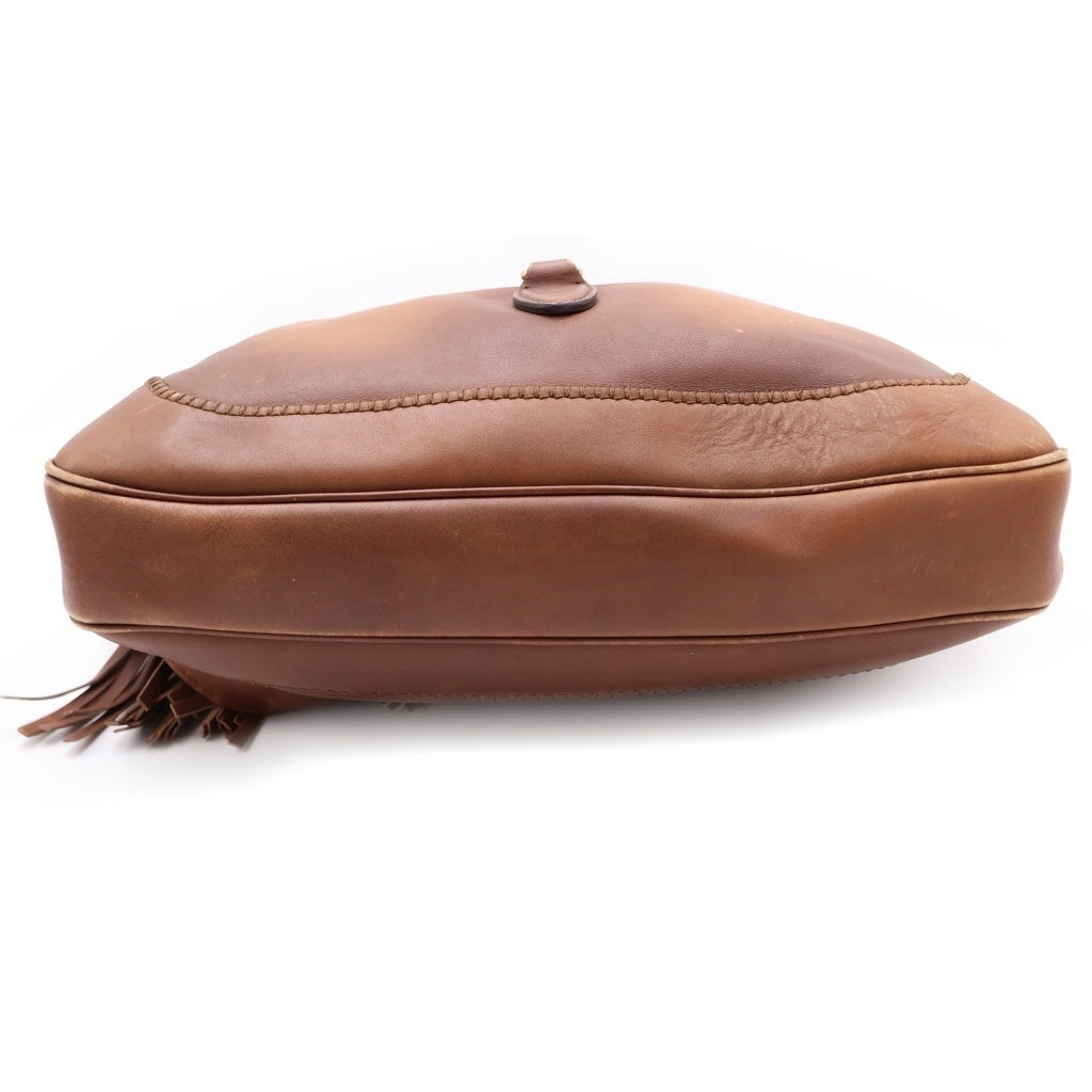GUCCI(グッチ) Firenze 1921 フィレンツェ 1921 ニュージャッキー レザー 2WAY ショルダー ハンドバッグ ブラウン 273801 レディース