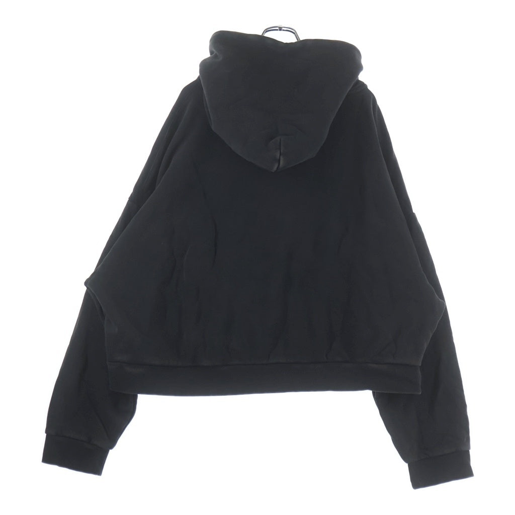 entire studios(エンタイア スタジオ) HEAVY HOOD ヘビーウェイト ボックス プルオーバーフーディー パーカー ブラック ES2125 PO065