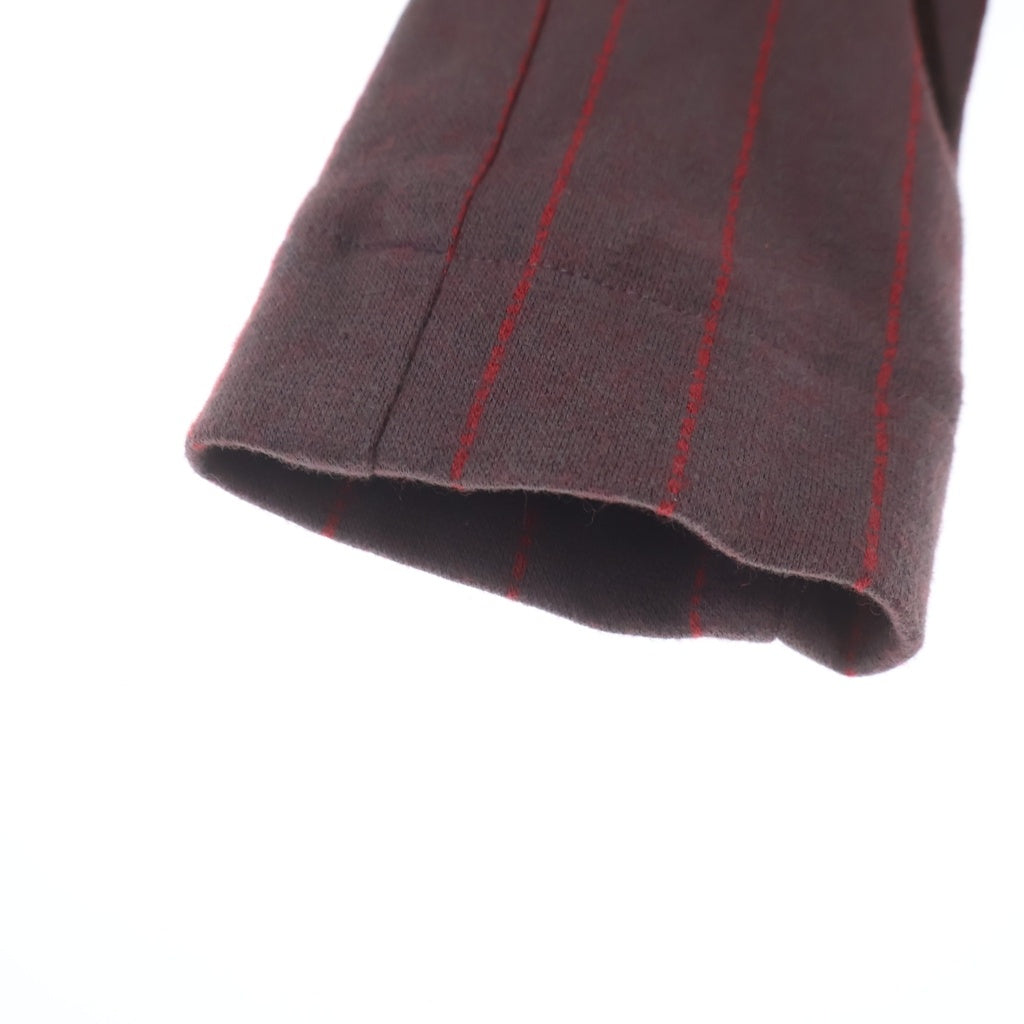 Vivienne Westwood Red Label(ヴィヴィアンウエストウッドレッドレーベル) ピンストライプ 変形クロップドウールジャケット レッド 16-01-432007 レディース