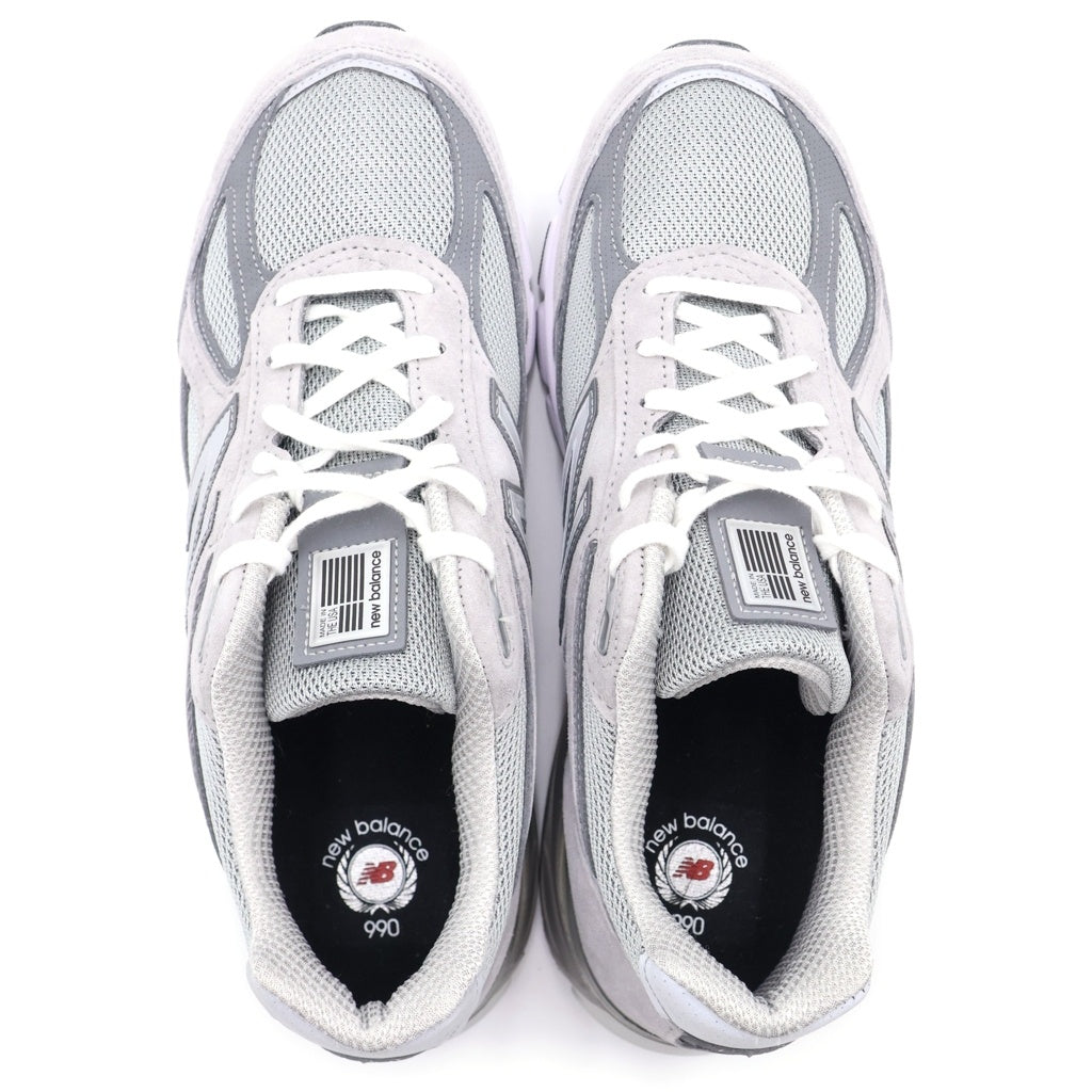 New Balance(ニューバランス) 990V4 U990GR4 GRAY スエードレザー ローカットスニーカー グレー US9.5/27.5cm