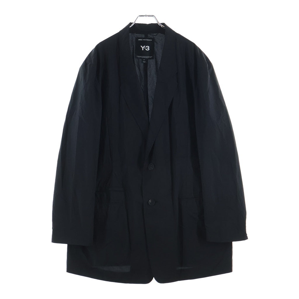 Y-3(ワイスリー) 25SS OUTER M NY BLAZER ナイロンテーラードジャケット ブラック JM1315