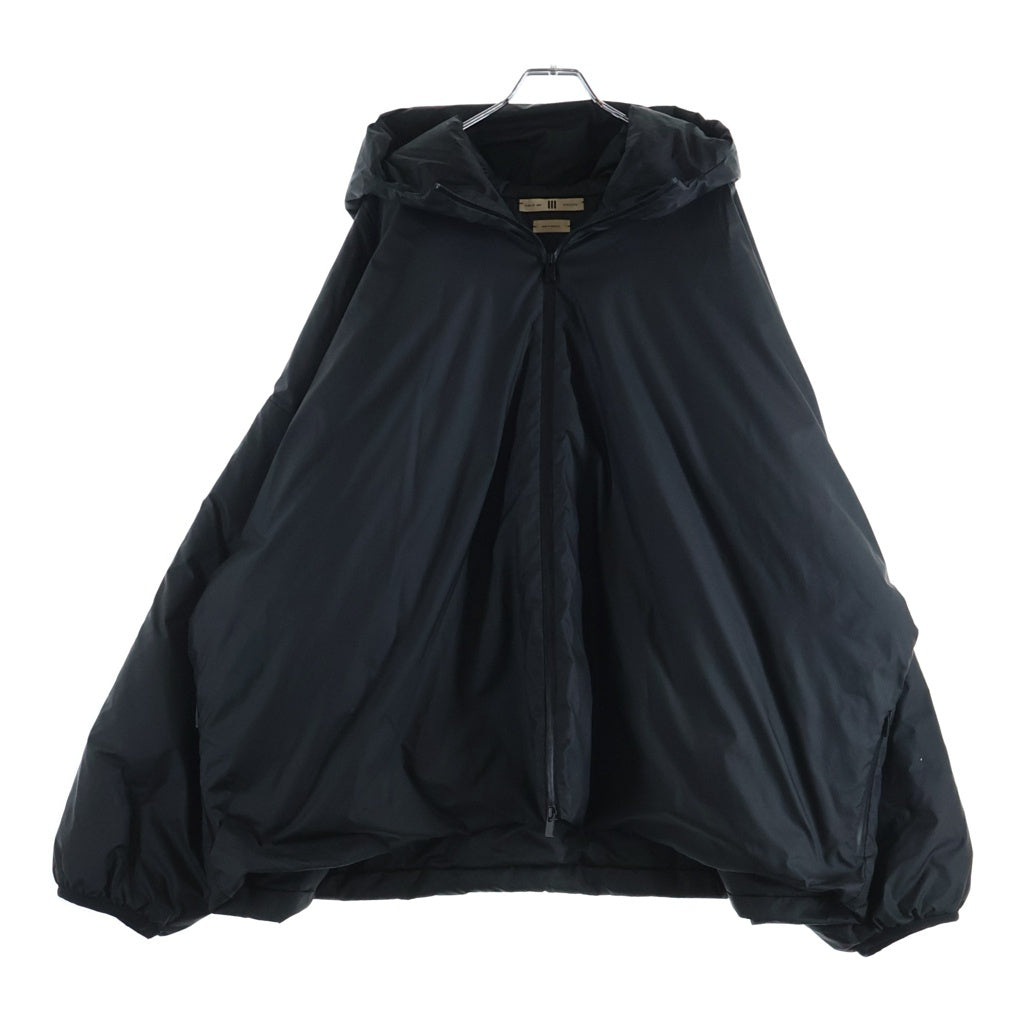 adidas(アディダス) 23AW ×ATHETHICS PUFFER JACKET フィアオブゴッド アスレチックス パファー フーデッドジップアップ中綿ジャケット ブラック IS5298