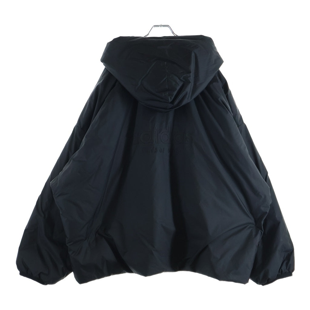 adidas(アディダス) 23AW ×ATHETHICS PUFFER JACKET フィアオブゴッド アスレチックス パファー フーデッドジップアップ中綿ジャケット ブラック IS5298