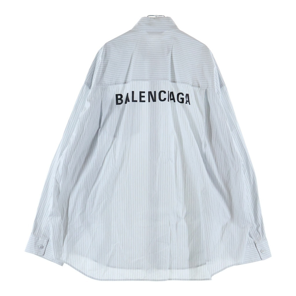 BALENCIAGA(バレンシアガ) 24SS OVERSIZED SHIRT バックロゴプリント 