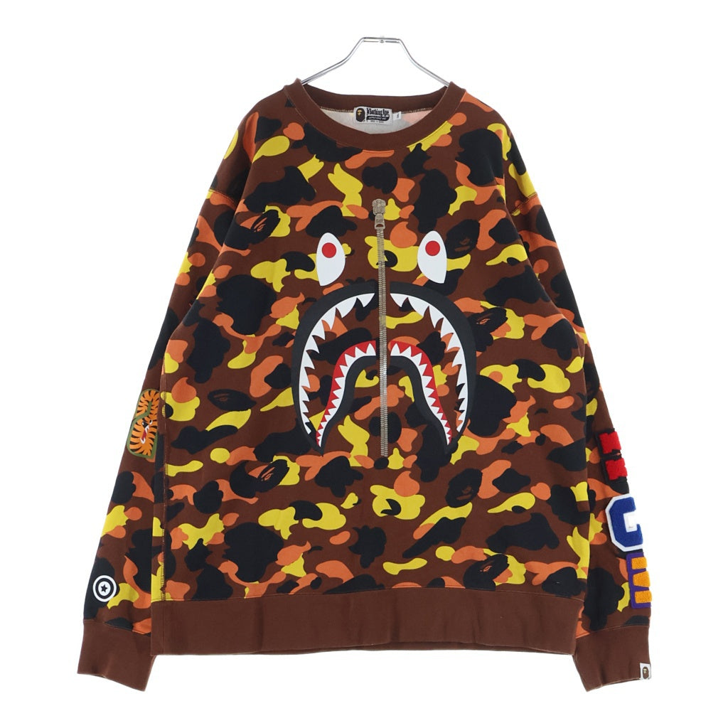 A BATHING APE(アベイシングエイプ) 1ST CAMO SHARK CREWNECK 