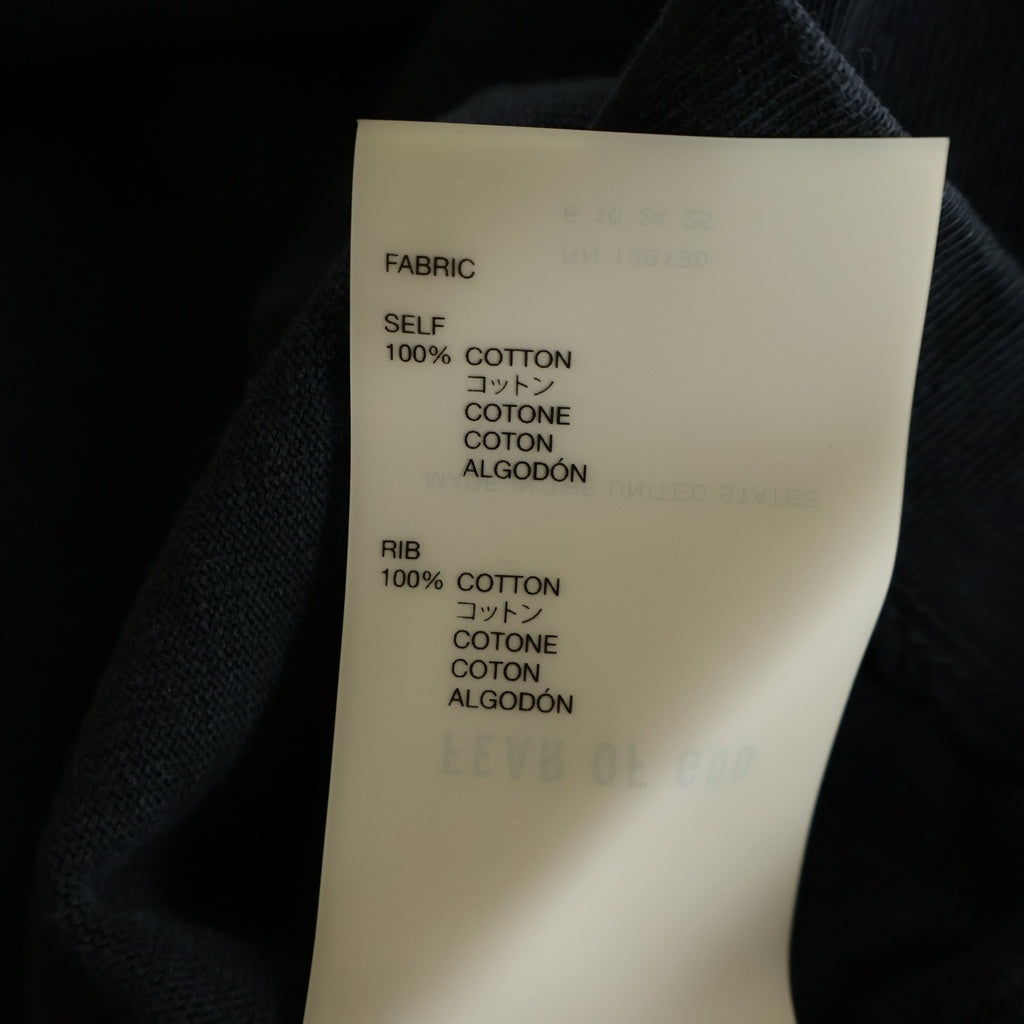 FEAR OF GOD(フィアオブゴッド) 25AW RELAXED EDUCATE TEE エト 両面プリントTシャツ 半袖クルーネックカットソー ブラック FG25FW10-10304HWJ-001
