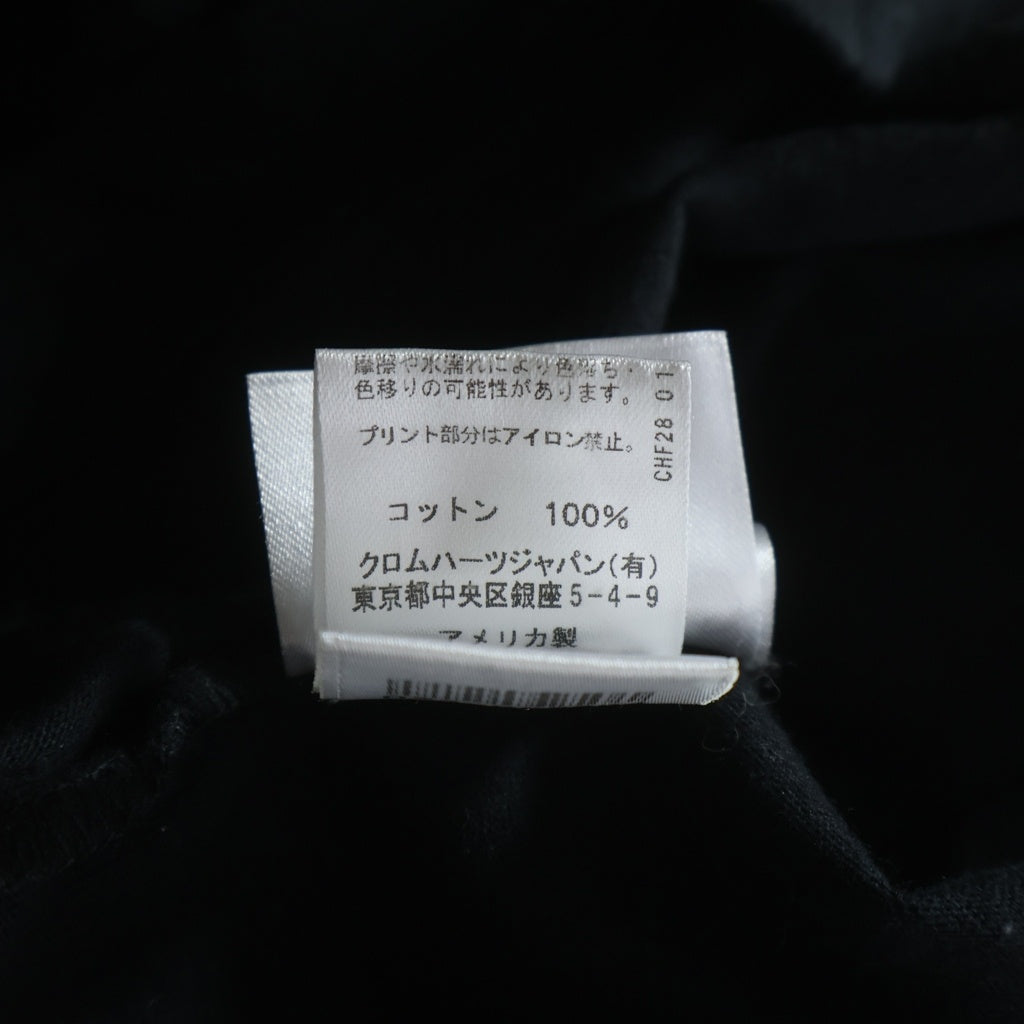 CHROME HEARTS(クロムハーツ) BACK GRAD CIRCLE LOGO S/S TEE バックグラデーション サークルロゴ クルーネック半袖Tシャツ カットソー ブラック